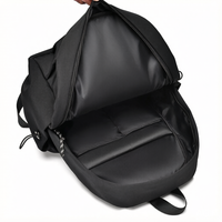 Sac à dos pour ordinateur portable en nylon imperméable avec logo personnalisé, sac d'école léger et tendance, idéal pour les voyages universitaires, vente en gros, usine OEM