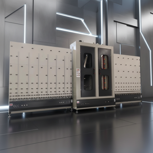 Machine automatique verticale de lavage et de séchage de verre isolant blanc avec moteur PLC – Promotion - Product Image 6