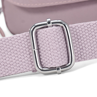 Sac à bandoulière en nylon imperméable à fermeture éclair pour femme, motif personnalisable, idéal pour les trajets quotidiens et l'école, bandoulière réglable