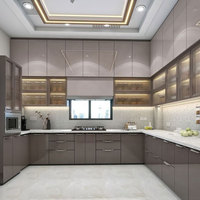 Armoires de cuisine modernes et impressionnantes, four, armoire de rangement de cuisine avec tiroirs