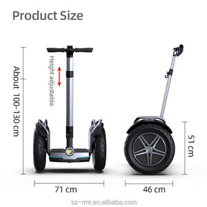 Scooter électrique à 2 roues citycoco de 17 pouces pour les coureurs de la ville, gyro, équilibre à deux roues - Product Image 4