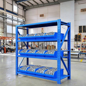 Estantes de almacenamiento de almacén de acero mediano hechos a medida Estantes de carga de metal de supermercado para uso doméstico - Product Image 5