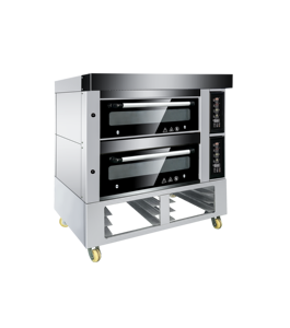 Nuevo Horno Asador Comercial <span class=keywords><strong>Kanghui</strong></span>, Totalmente Automático, de Dos Niveles y Cuatro Bandejas, Eléctrico/a Gas, de Acero Inoxidable 201, de Alta Gama Industrial, 1 Año de Garantía - Product Image 3