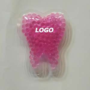 Mini-paquet de gel chaud/froid en forme de dent de 8 cm pour soins bucco-dentaires, compresse de glace réutilisable pour soulager la douleur et cadeau promotionnel - Product Image 1