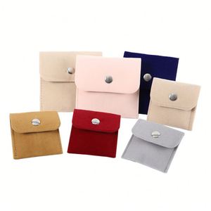 Bolsa de Almacenamiento de Joyería Personalizada, Bolsa de Viaje de Terciopelo para Collares, Pendientes y Anillos, Bolsitas para Joyería - Product Image 1