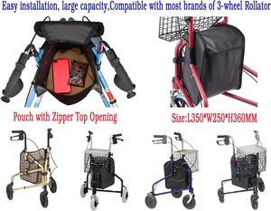 Déambulateur mobile intégré, optionnel avec siège et sac de rangement, léger et pratique - Product Image 2