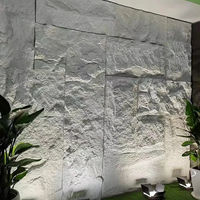 Panneau mural en pierre artificielle PU effet pierre, ignifuge et facile à installer, idéal pour la décoration murale de villas, hôtels et espaces commerciaux – Meilleures ventes