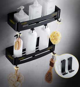 Accesorios de baño, estante de cocina, estante de esquina de ducha de aluminio, estante de almacenamiento de cocina montado en la pared, bandeja de baño Caddy de esquina - Product Image 6