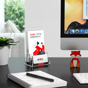 Đôi rộng Acrylic Brochure chủ hiển thị rõ ràng đứng cho Tạp Chí tập sách nhỏ đơn Tạp Chí danh thiếp - Product Image 6