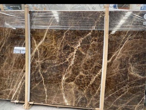 Grandes dalles de marbre brun sucre <span class=keywords><strong>glacé</strong></span> polies <span class=keywords><strong>prix</strong></span> des carreaux de mur et de sol - Product Image 2