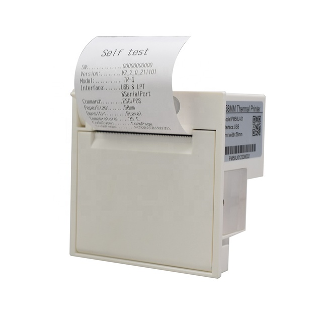 White 58mm Embed ChiXian USB Serial Thermal Receipt Printer Module for POS System in Stock 1-Year Warranty