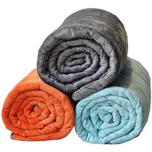 Sıcak satmak Minky polar ağırlıklı duyusal battaniye yerçekimi ağırlıklı battaniye yetişkin 15lbs 20 lbs için iyi uyku