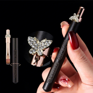 Ensemble de pinceaux pour nail art ROYO avec pinceaux liner, stylo liner gel et crayon liner - Manche en bois, poils en nylon, outils professionnels et DIY - Product Image 5