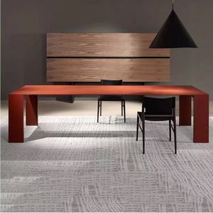 European Modern Stainless Steel <strong>Dining</strong> <strong>Table</strong> for Hotel Use Multipurpose Durable Eco-Friendly <strong>Rectangle</strong> Shape Assembly Required - Product Image 2