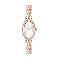 Jam Tangan Wanita Bentuk Oval Dial Kecil Mungil, Jam Tangan Fashion Terbaru, Arloji Wanita Label Pribadi