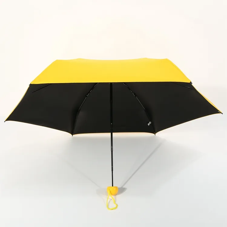 2023 High Quality Cute 5-Fold Mini Capsule Sun Umbrella Small Size Polyester Decoration Travel Rain Sun Hot Summer Item Box