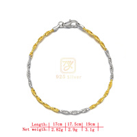 TIANYIDA luxe 925 argent Sterling multicouche torsion serpent Bracelet rond bijoux pondérés plaqué or