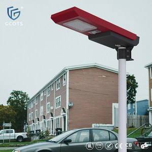 Aluminum 12W Solar Street <b>Light</b> IP65 Waterproof 6000K High Brightness 30Ah <b>Battery</b> for Park Lot - Product Image 1
