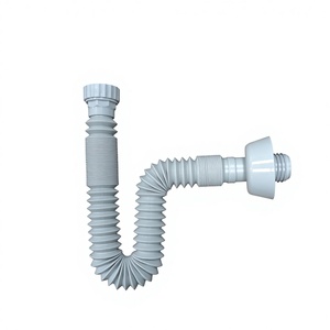 Tubo di Scarico Flessibile Universale in Plastica per <span class=keywords><strong>Lavello</strong></span>, Anti-Odore, Espandibile con Guarnizione Anti-Insetti per Facile Installazione - Product Image 2