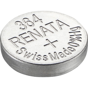 RENATA Knopfzelle <b>364</b>, 19mAh, Silberoxid ( 9859273204 ) - Product Image 1