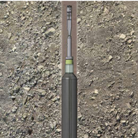 2C Cylindres d'étanchéité gonflables extensibles en caoutchouc naturel et fil d'acier, noirs, pour outils de forage et de colmatage de puits