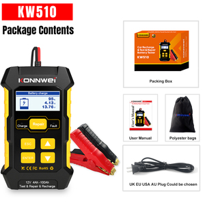 Konnwei Portable 12V 5A Pulse Lead-acid Intelligent Auto <span class=keywords><strong>Chargeur</strong></span> de <span class=keywords><strong>batterie</strong></span> de <span class=keywords><strong>voiture</strong></span> avec UK US EU AU - Product Image 2