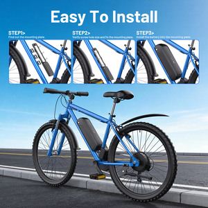 EU Stock Down Tube 48V 15Ah Lithium Battery Pack 30A BMS with 2A Charger Apply for 500W/750W/1000W/1500W/<b>2000W</b> Motor Ebike - Product Image 4