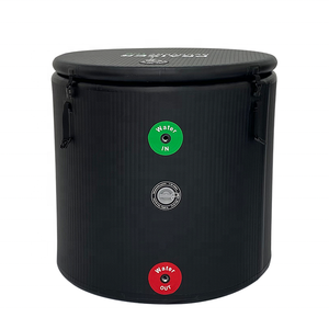 Bain à remous gonflable cannelé pour spa Baignoire à remous Piscines froides extérieures - Product Image 1