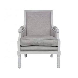 Meubles anciens français Chaise longue en bois de chêne massif <span class=keywords><strong>fauteuil</strong></span> <span class=keywords><strong>tissu</strong></span> <span class=keywords><strong>Relax</strong></span> loisirs chaise de luxe avec coussin arrière - Product Image 4