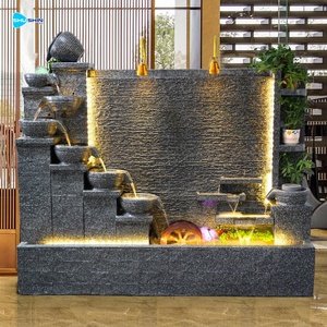 Fontaine à cascade rétro très vendue pour la décoration de cour, de jardin, de maison et de villa, cadeau de pendaison de crémaillère - Product Image 6
