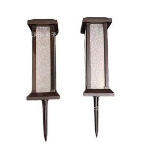 Solar Garden <b>Light</b> Led Acrylic <b>Post</b> Lamp Water Resistant Outdoor Yard Decor - Product Image 2