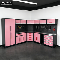 Station de travail d'atelier en acier robuste modulaire personnalisable Hyxion, armoire à outils, banc de travail, armoire de rangement avec support OEM