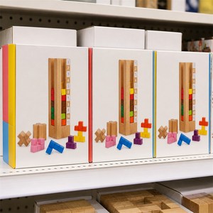 Jeu de construction de tours en blocs de <span class=keywords><strong>bois</strong></span> pour enfants, préscolaire, familial, personnalisable, vente en gros, fournisseur OEM - Product Image 4