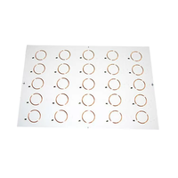 Inlay RFID Berkualitas Tinggi 13.56MHz Tahan Air Ukuran Kustom Tersedia Lembaran Inlay RFID Profesional untuk Kartu Pintar