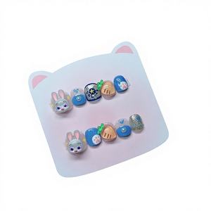 Uñas Postizas Infantiles de Dibujos Animados, Zootopia Oficial Judy, 3-8 Años, Hechas a Mano, Reutilizables - Product Image 1