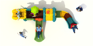 Slide <span class=keywords><strong>Gametime</strong></span> school playground equipment child TOY baby petty plastic shipping to air in the garden games - Product Image 4