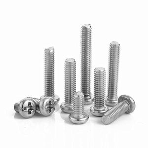 Tornillos de Cabeza Plana M1.2-M8, Grado A2-70, Rosca Estándar Métrica, Acero Inoxidable 304, 100 Piezas/Bolsa - Product Image 5