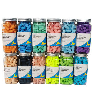 60 pares de <span class=keywords><strong>tapones</strong></span> para los oídos con cancelación de <span class=keywords><strong>ruido</strong></span>, tapón de espuma para los oídos para dormir - Product Image 1