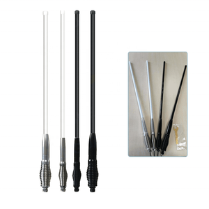 Antenne mobile tout-terrain 4x4 VHF UHF V/U 4G robuste avec base en fibre de verre épaisse et ressort de type barillet - Product Image 1