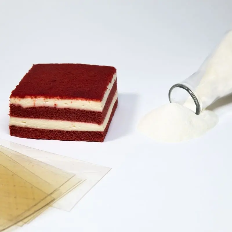 Nuova produzione di gelatina all'ingrosso per uso alimentare additivo in polvere CAS 9000-70-8 gelatina commestibile