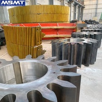 Fabricant de concasseurs de coulée Roue à engrenage taureau rotative de grand diamètre
