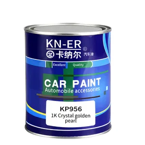 Kn-er品牌1k高光泽高覆盖率好附着力水晶金珍珠汽车涂料清漆