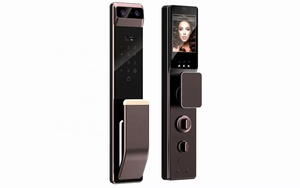 OEM chìa khóa phong cách kim loại cảm biến gua nguồn gốc nhà ở cao an ninh thông minh vân tay mặt ID thẻ Cửa Khóa Wifi kết nối đám mây - Product Image 2