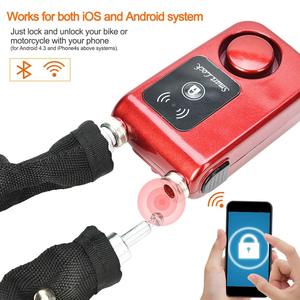 <span class=keywords><strong>Candado</strong></span> de Cadena Eléctrico <span class=keywords><strong>para</strong></span> Bicicleta <span class=keywords><strong>con</strong></span> <span class=keywords><strong>Control</strong></span> por Aplicación de Seguridad <span class=keywords><strong>para</strong></span> Smartphone, Antirrobo <span class=keywords><strong>para</strong></span> Scooter <span class=keywords><strong>y</strong></span> Motocicleta, <span class=keywords><strong>con</strong></span> Sirena <span class=keywords><strong>y</strong></span> <span class=keywords><strong>Control</strong></span> Remoto - Product Image 2