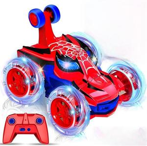 2.4G lumière télécommande 360 degrés technique tout-terrain RC camion à benne basculante jouet pour enfants et adultes - Product Image 1