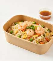 Boîte à lunch rectangulaire arrondie en papier kraft jetable pour usage industriel, fabriquée en Chine, étanche et résistante à la graisse, pour contenir des aliments