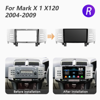 Autoradio Android à écran tactile Lecteur DVD multimédia 9 "pour Toyota Mark X 1X120 2004 - 2009 Android Auto