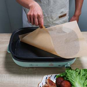 Thickend Rectangular <b>BBQ</b> Baking Paper Sheet Silicone Oil Paper <b>Tray</b> Oven Mat Paper - Product Image 4