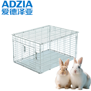 Rastrelliere per Gabbie di Conigli da Laboratorio in Acciaio Inossidabile ADZIA |   Gabbie per Allevamento e Animali Domestici Conigli |   Fornitura del Produttore 50*40*27cm - Product Image 1