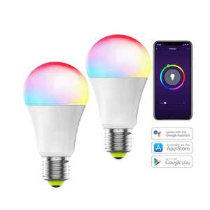Bombilla Inteligente Fxpot LED <span class=keywords><strong>de</strong></span> Alta Calidad, <span class=keywords><strong>Precio</strong></span> <span class=keywords><strong>de</strong></span> Fábrica, RGB, Regulable, E26/E27/B22, Tuya, AC 220V, 10W, Compatible con Alexa - Product Image 3